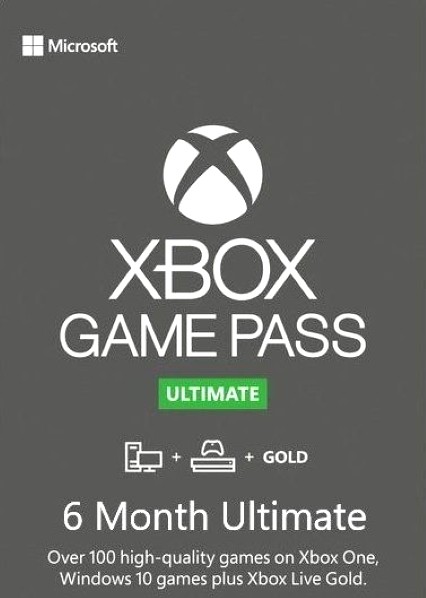 Xbox Game Pass Ultimate 6 Months Xbox One & Xbox Series X|S Xbox Game Pass Ultimate 6 Months Xbox One & Xbox Series X|S